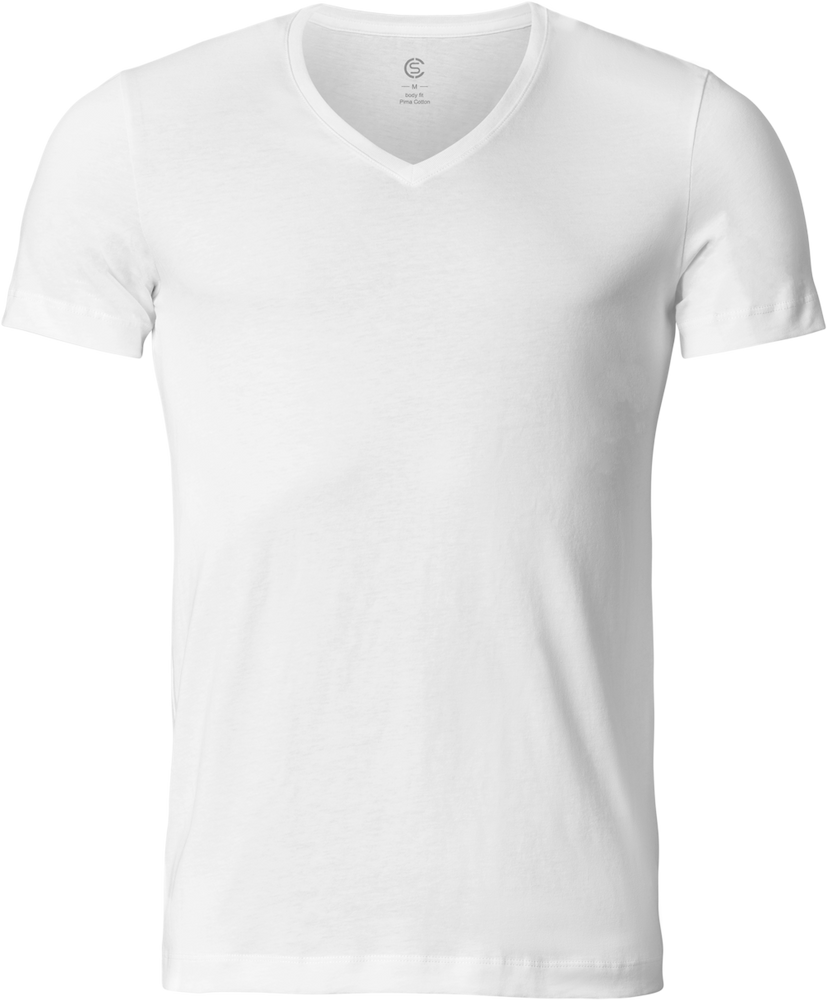 Sir Henry - V-Neck Quality T-Shirt - White - 360